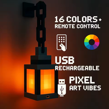 MineLantern Portable Lantern Night Light  | 16 Changeable Colors