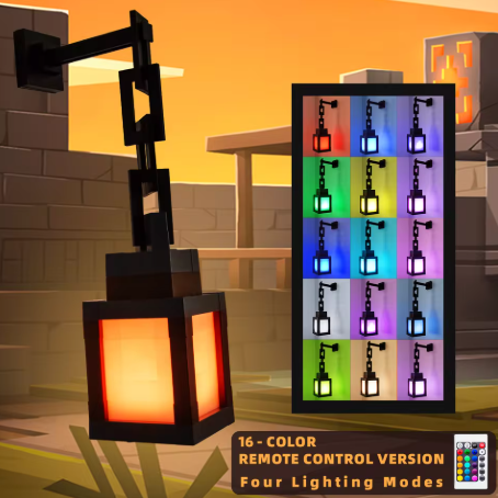 MineLantern Portable Lantern Night Light  | 16 Changeable Colors