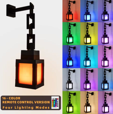 MineLantern Portable Lantern Night Light  | 16 Changeable Colors